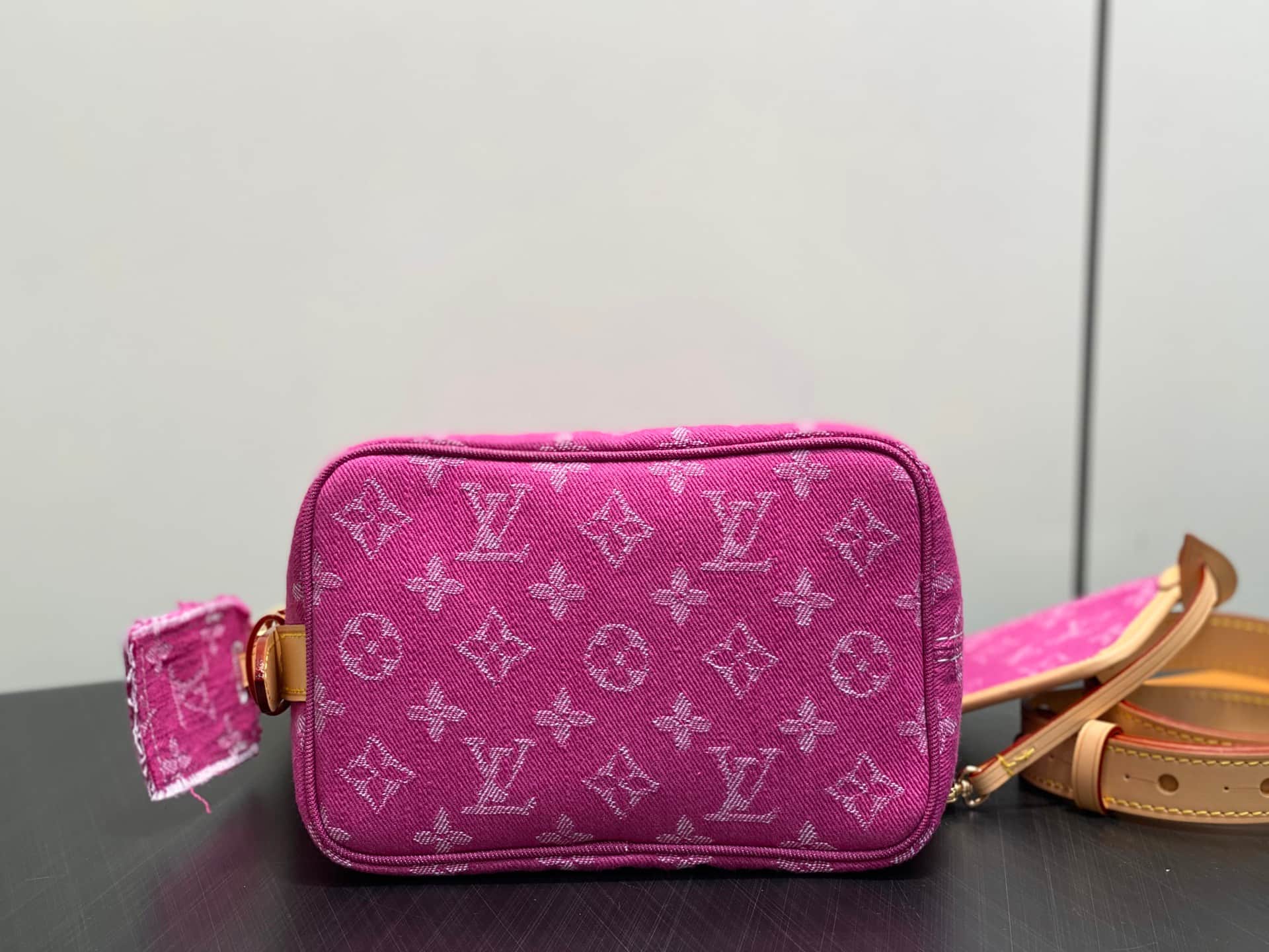Louis Vuitton All In BB Monogram Fuchsia Denim M27626 High