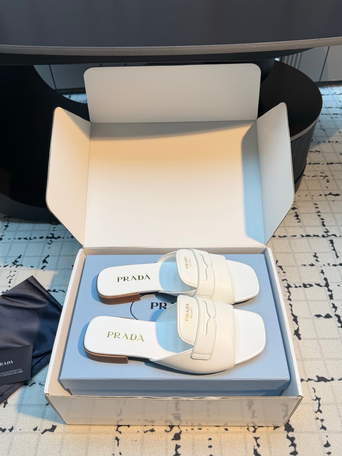 Prada Leather Sandal Shoes Women
