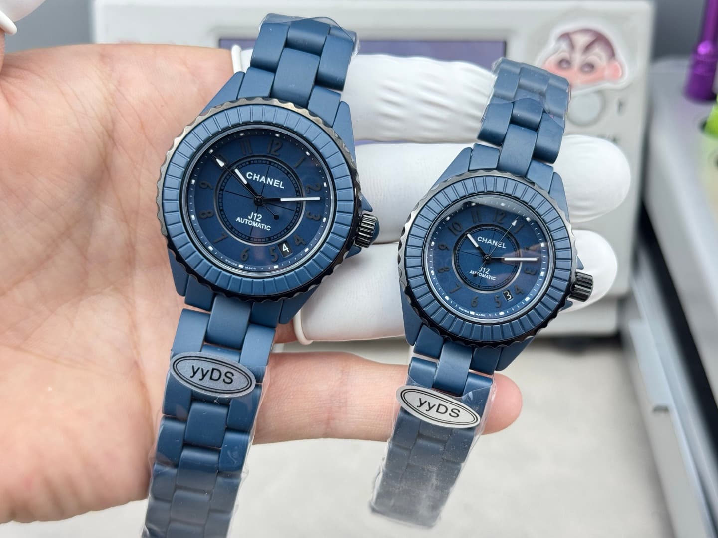 Chanel J12 Matte Blue Ceramic Watch TOP
