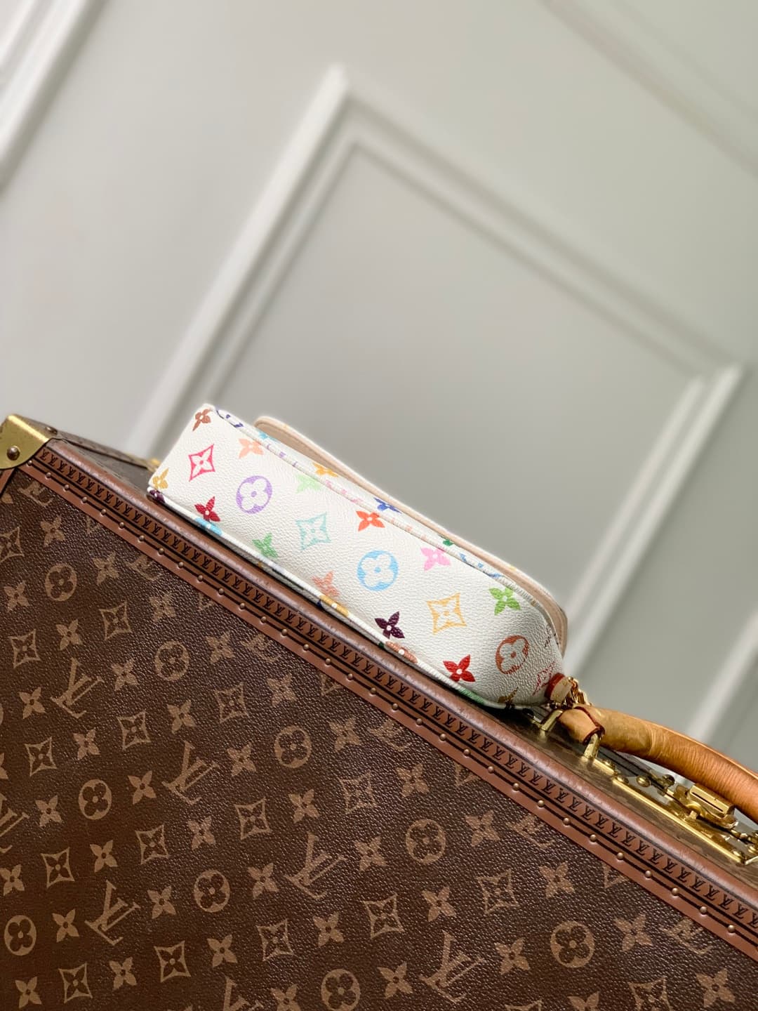 Louis Vuitton x Takashi Murakami Wallet On Chain Ivy monogram canvas M27492 High
