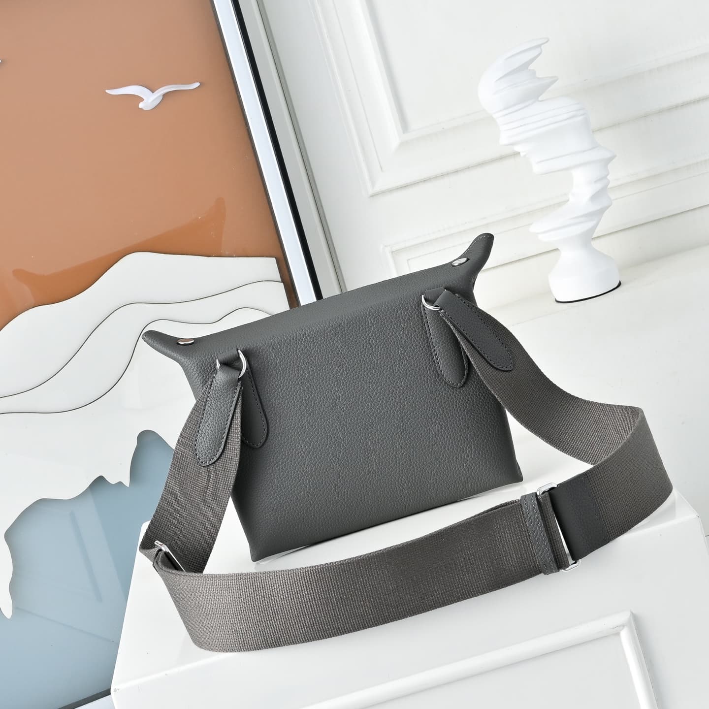 Hermès Videpoches Bag Togo Leather In Ficelle WAX High