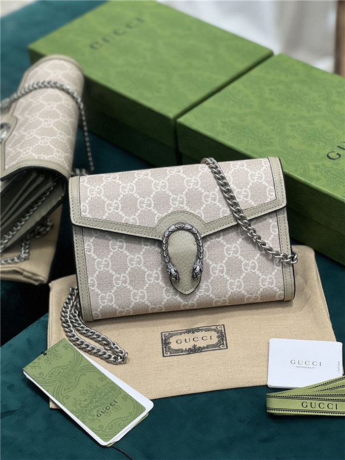 DIONYSUS MINI CHAIN WALLET 401231 Supreme canvas Beige High