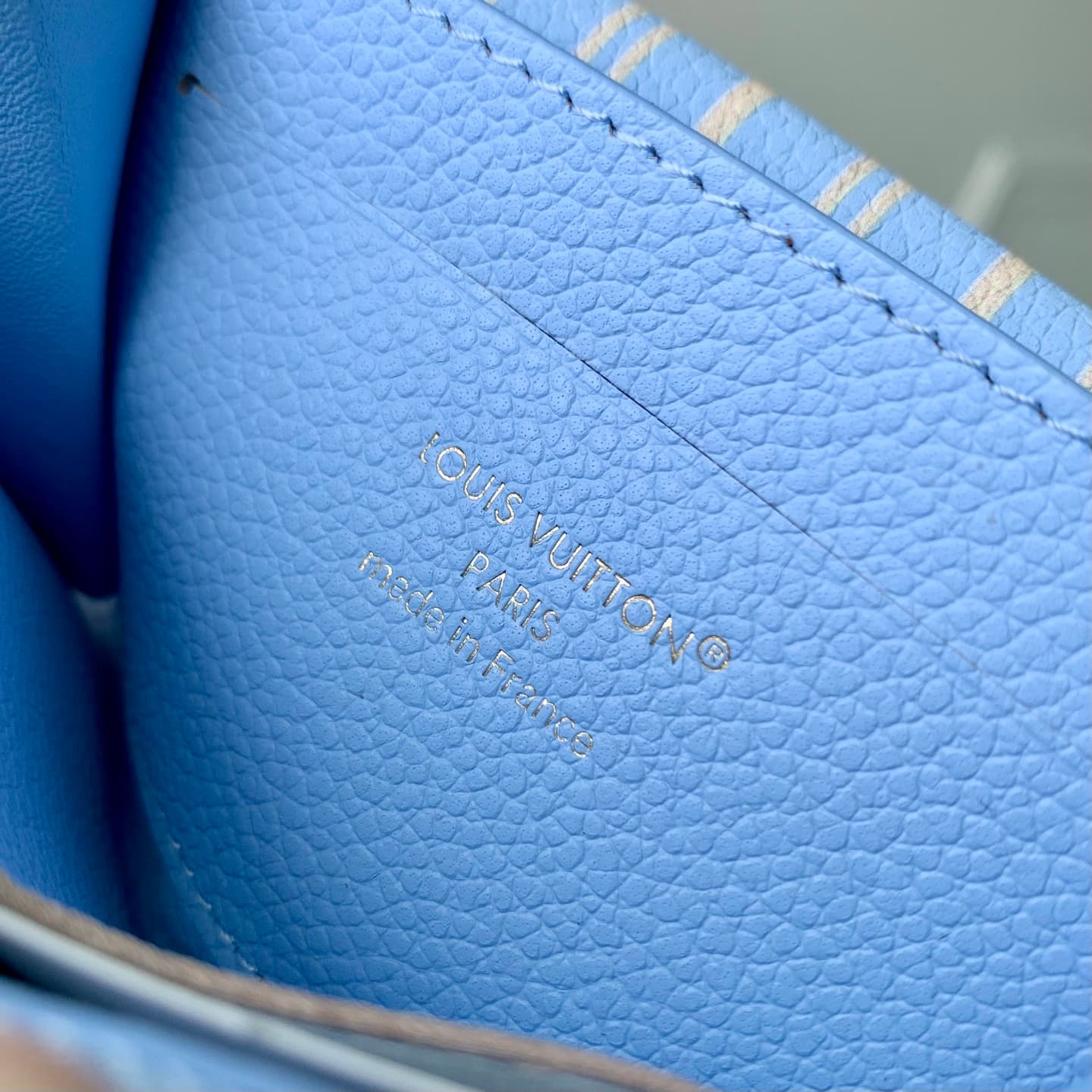 Louis Vuitton Rosalie Coin Purse Poplar/Blue Iris Cowhide leather M29797 High
