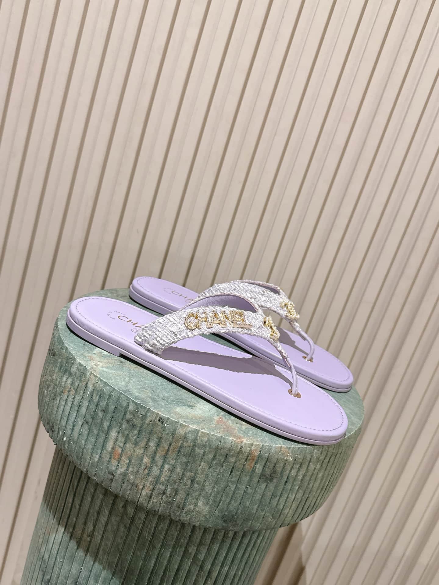 Chanel Thong Sandal Shoes Women