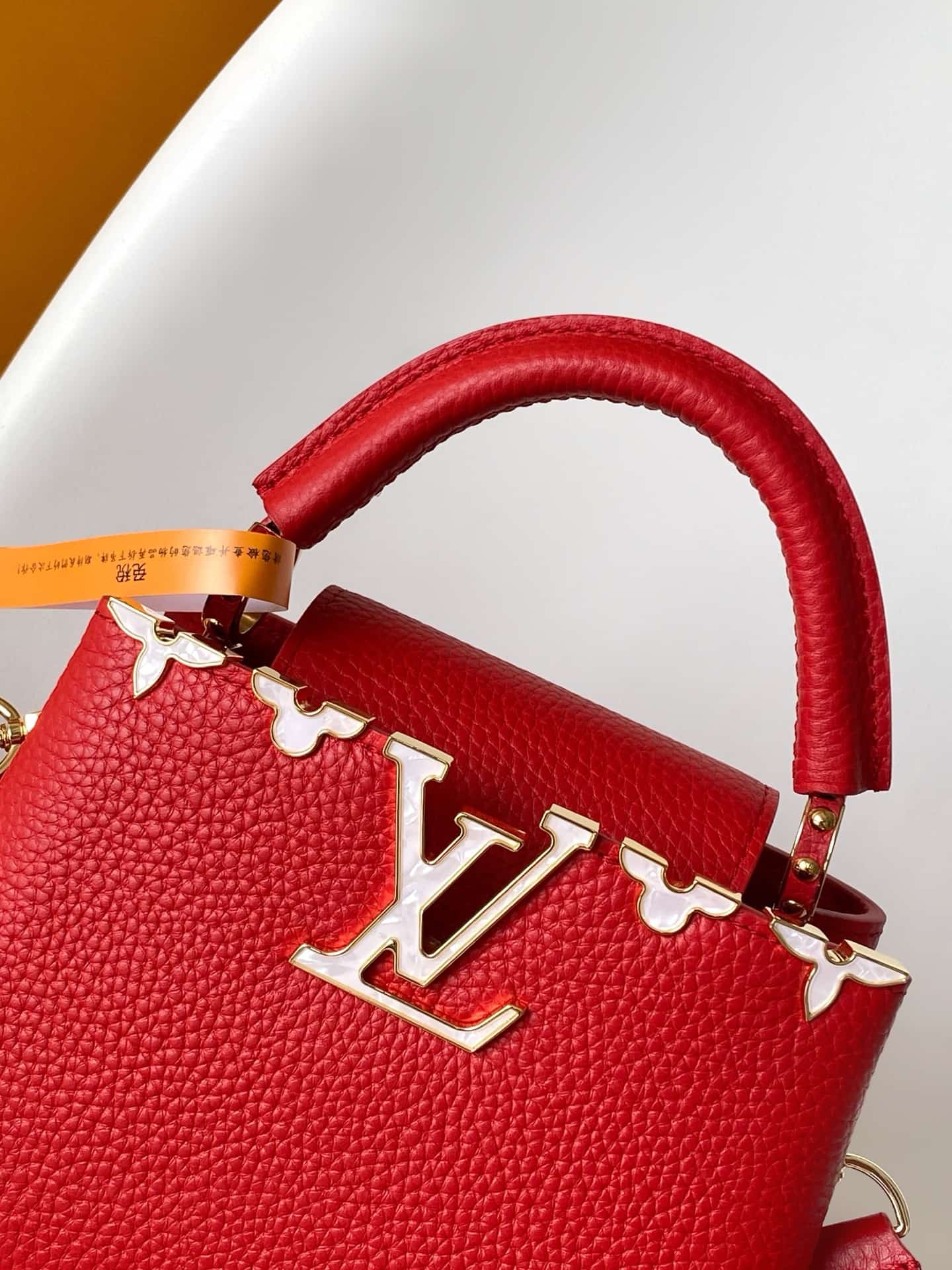 Louis Vuitton Capucines Mini Lipstick Red Taurillon leather M28999 TOP