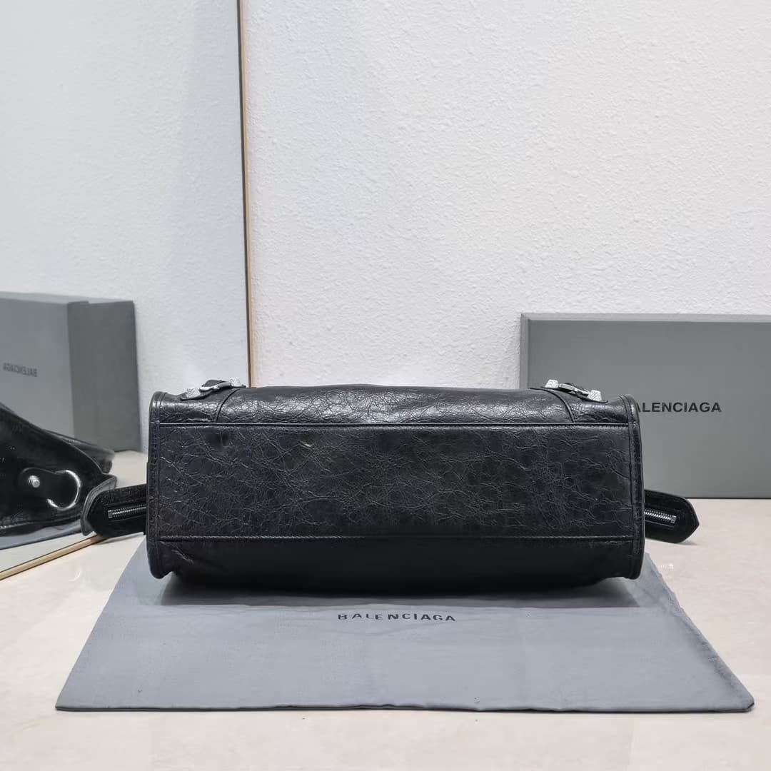 Balenciaga Women's Le City First Bag in Black High