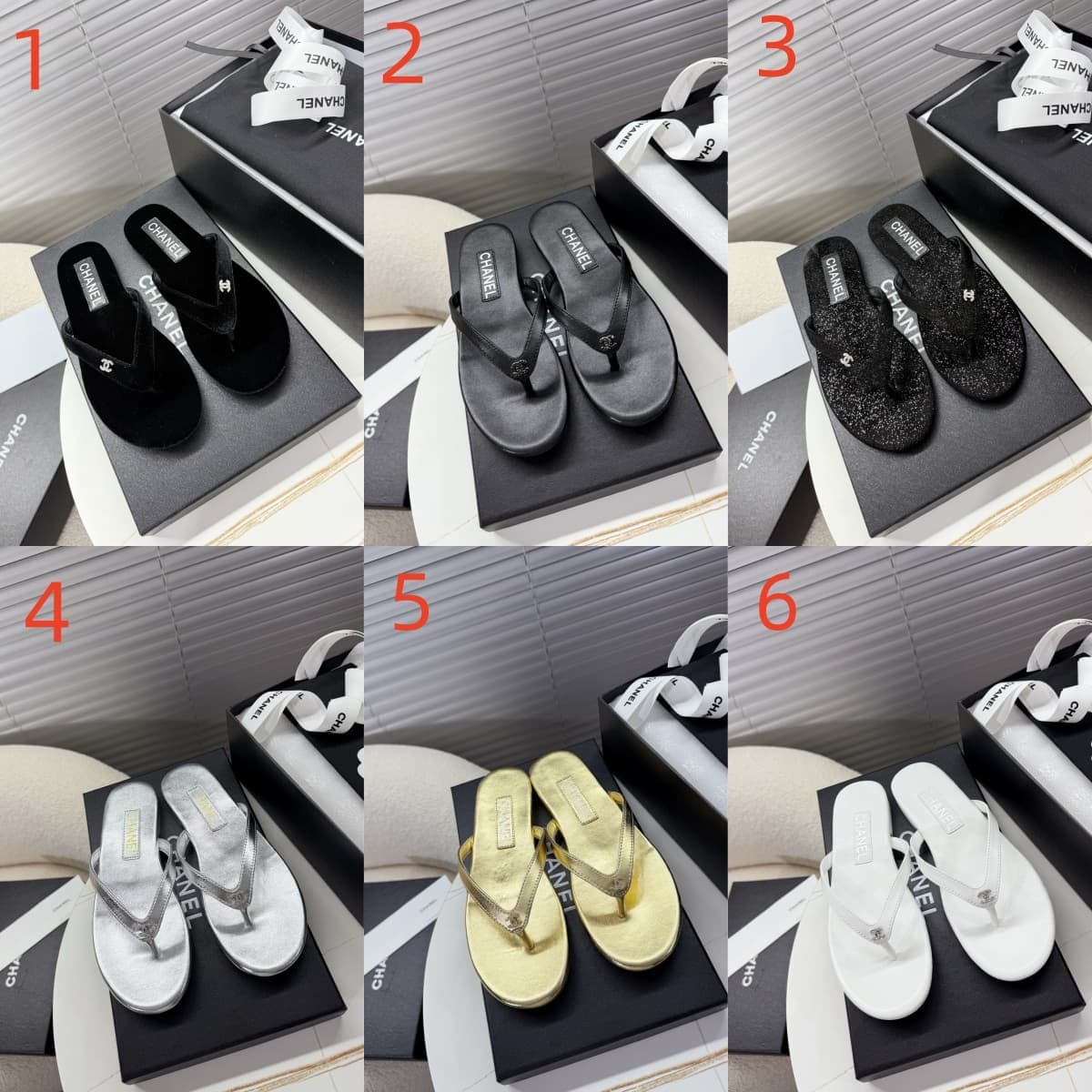Chanel Pool Thong Mules shoes Women