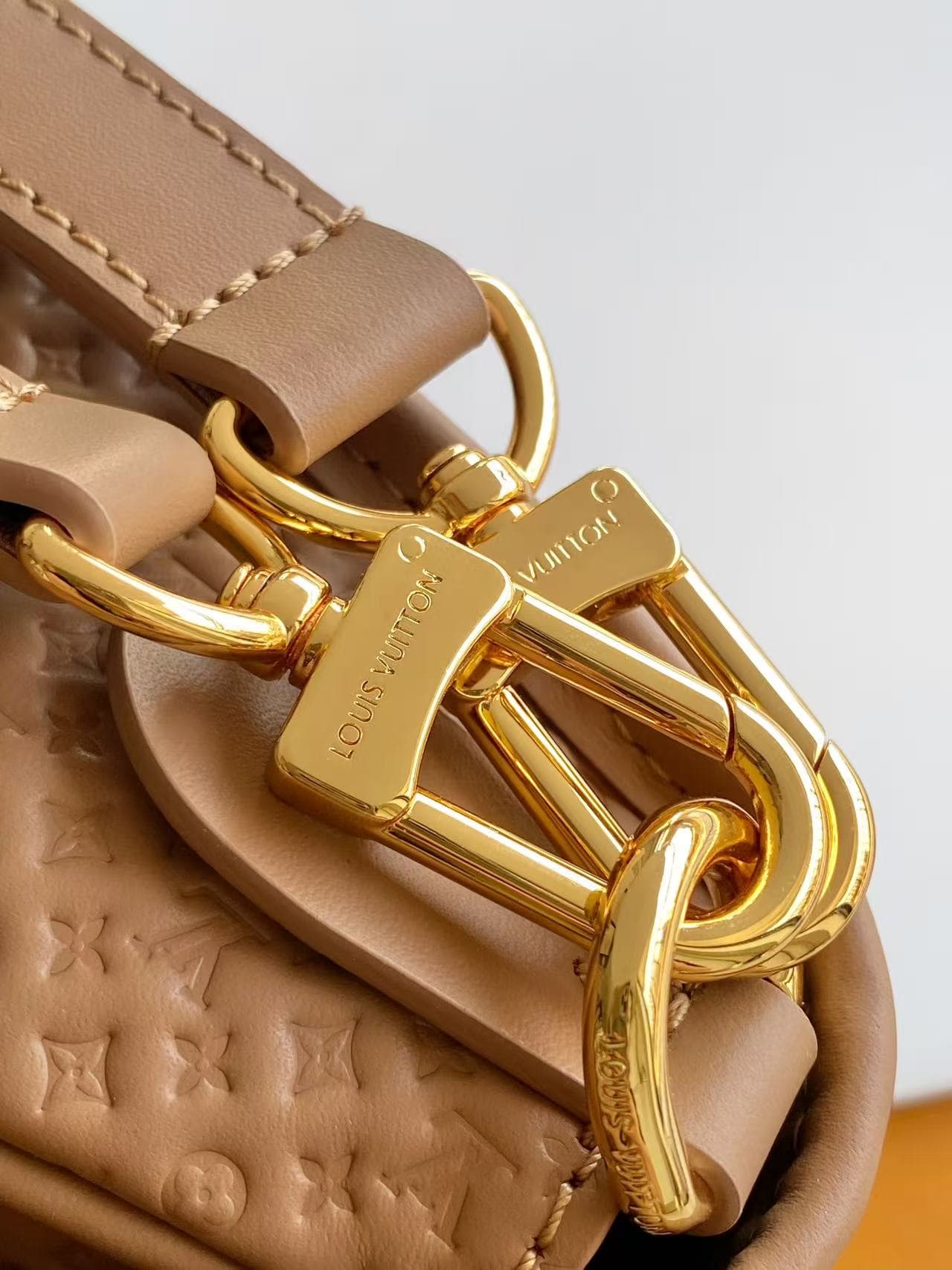 Louis Vuitton Diane Noisette Calfskin leather M29162 High