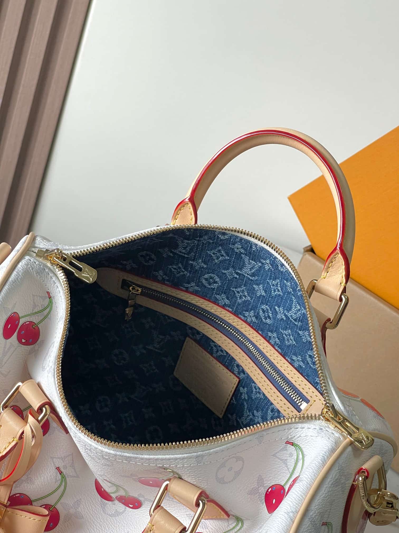 Louis Vuitton x Murakami Speedy Soft Bandoulière 30 Monogram cherry coated canvas M14238 TOP