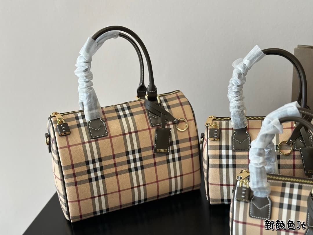 Burberry Check Bowling Bag