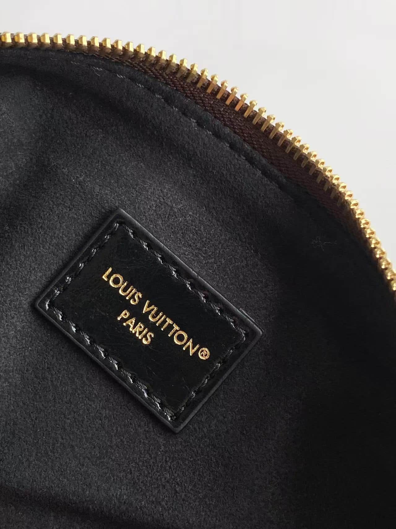 Louis Vuitton Teddy Mitt Monogram Shearling Coated canvas M26853 High