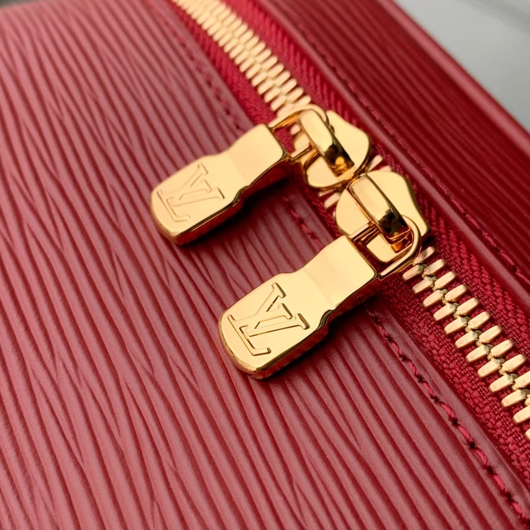 Louis Vuitton Nice Nano Epi grained leather Tender M25857 Monogram Red High