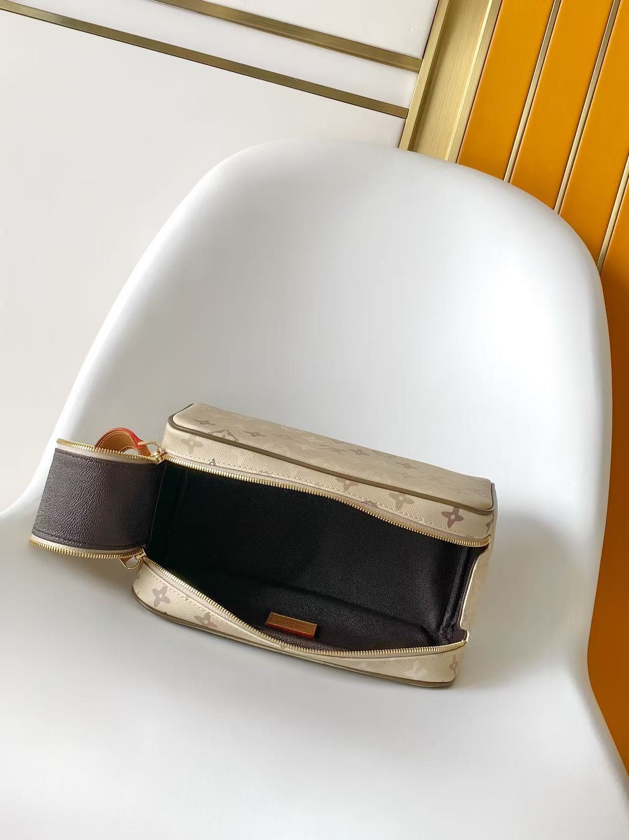 Louis Vuitton Dopp Kit Sand Beige Monogram Surplus coated canvas M29161 High