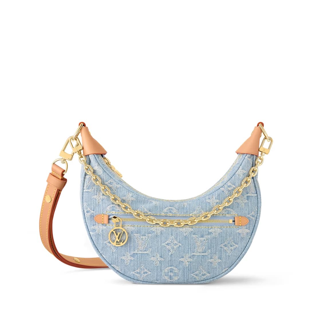 Louis Vuitton Loop Sky Blue Denim M24846 TOP