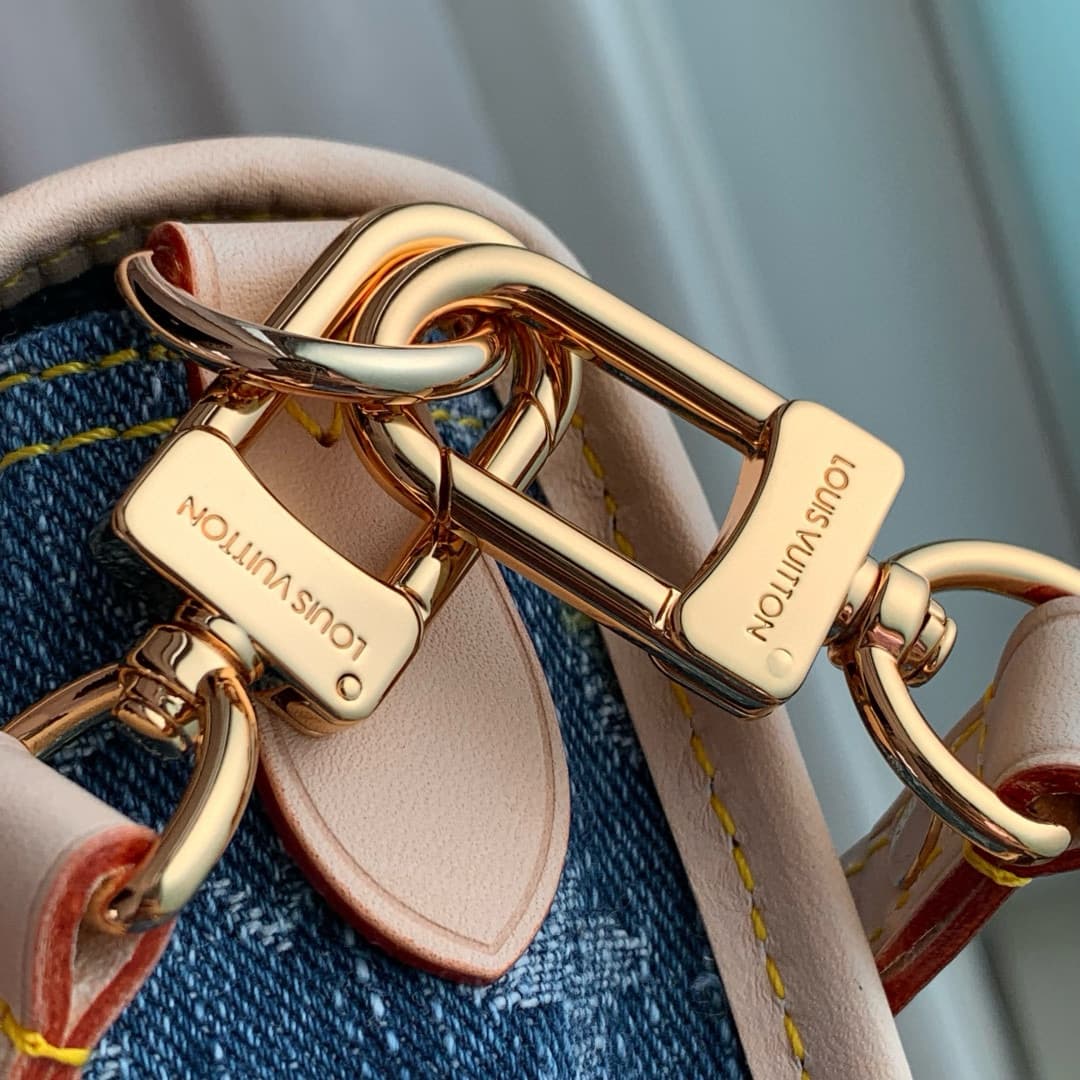 Louis Vuitton Diane Denim Blue M13070 High
