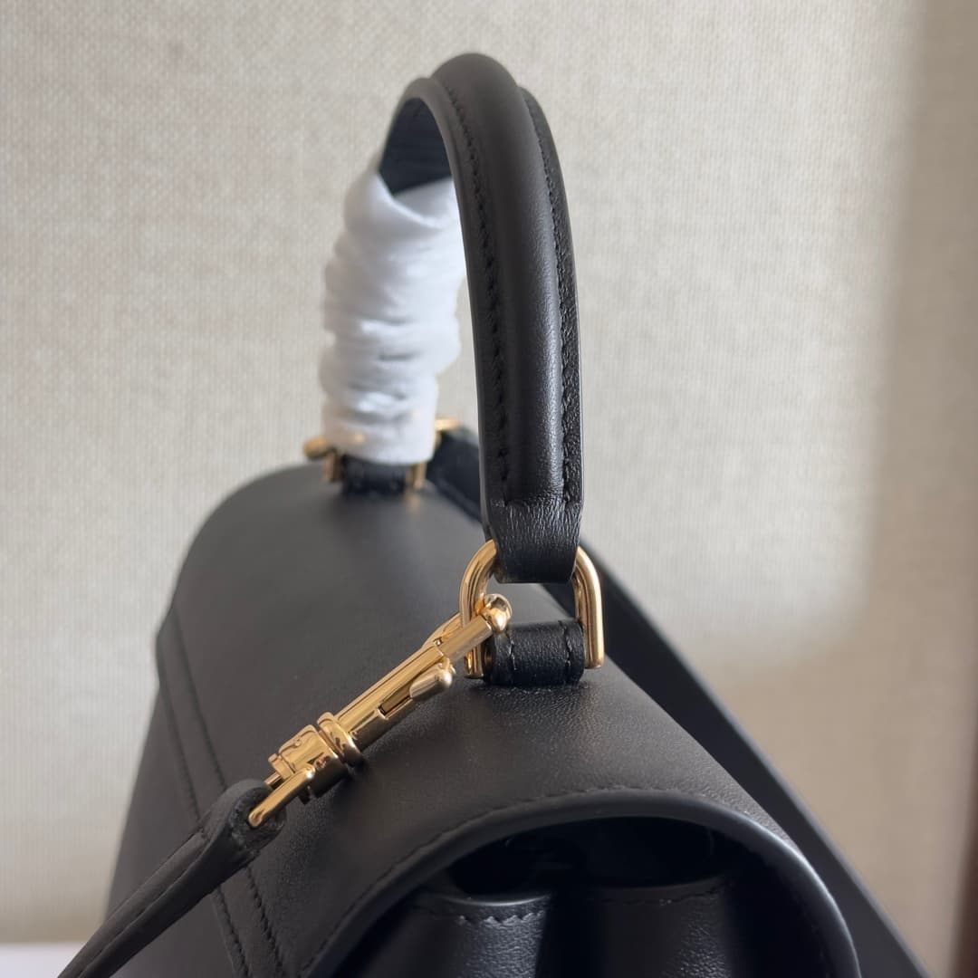 Celine Mini Nino bag in Black Supple Calfskin High