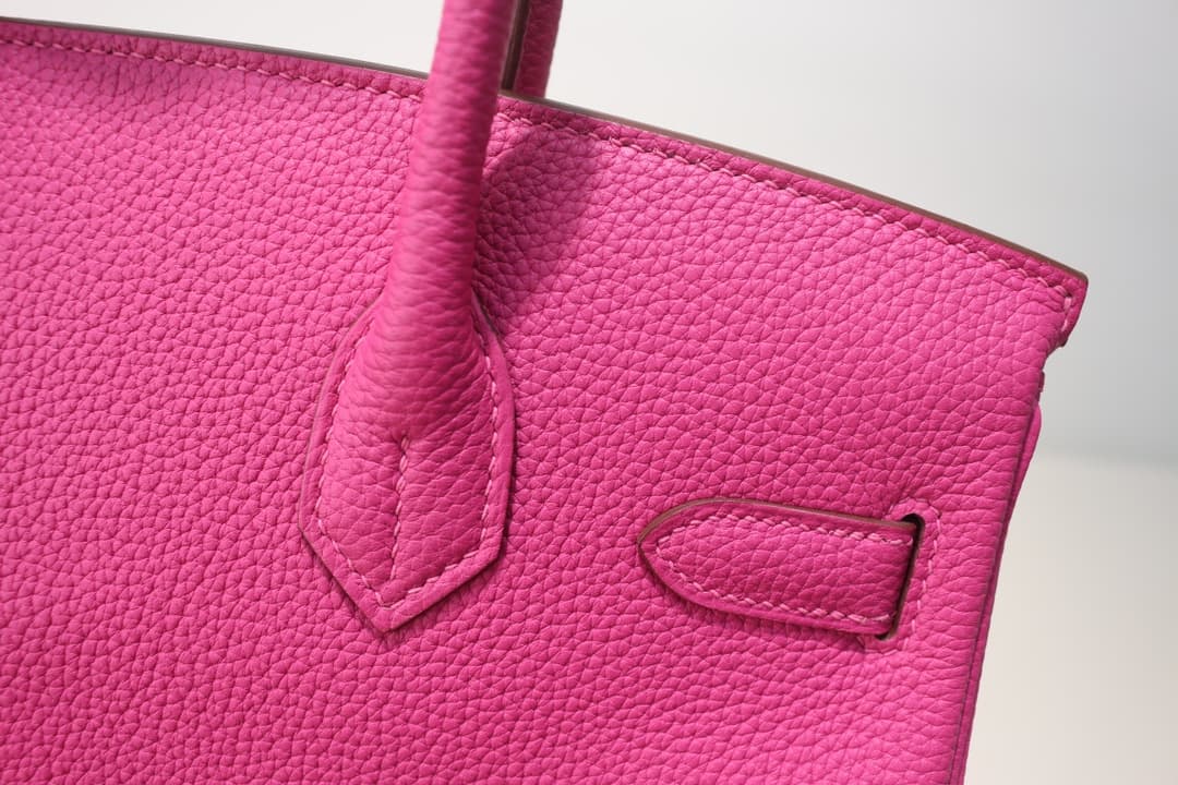 Hermes Birkin 25/30/35cm Bag Togo Leather In Fushsia WAX High