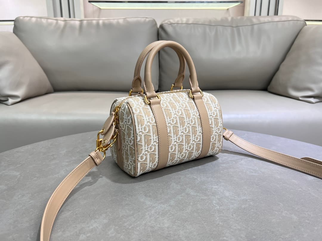Dior Groove 20 Bag Beige Oblique Jacquard High