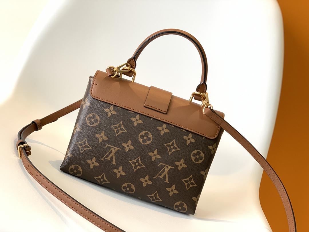 Louis Vuitton Locky BB Monogram coated canvas and smooth cowhide leather M44654 High