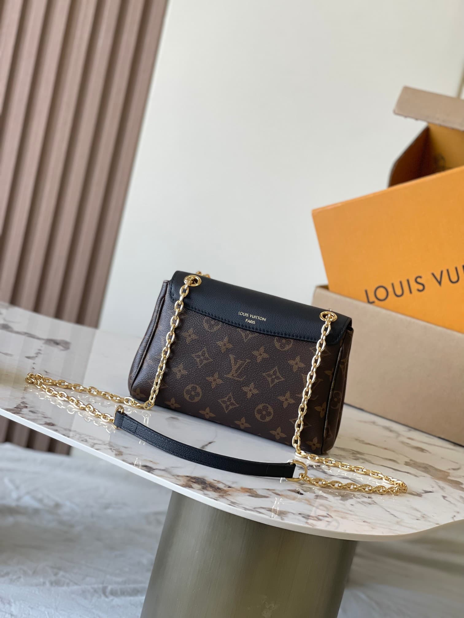 Louis Vuitton Saint Germain BB Monogram/Black Leather and coated canvas M26398 TOP