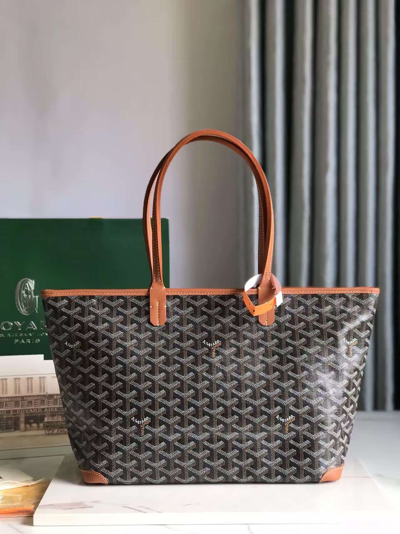 ARTOIS PM BAG Goyardine Canvas & Chevroches Calfskin High