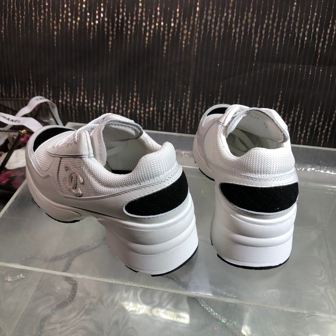 Chanel Sneakers Mixed fibers shiny calfskin suede calfskin Women