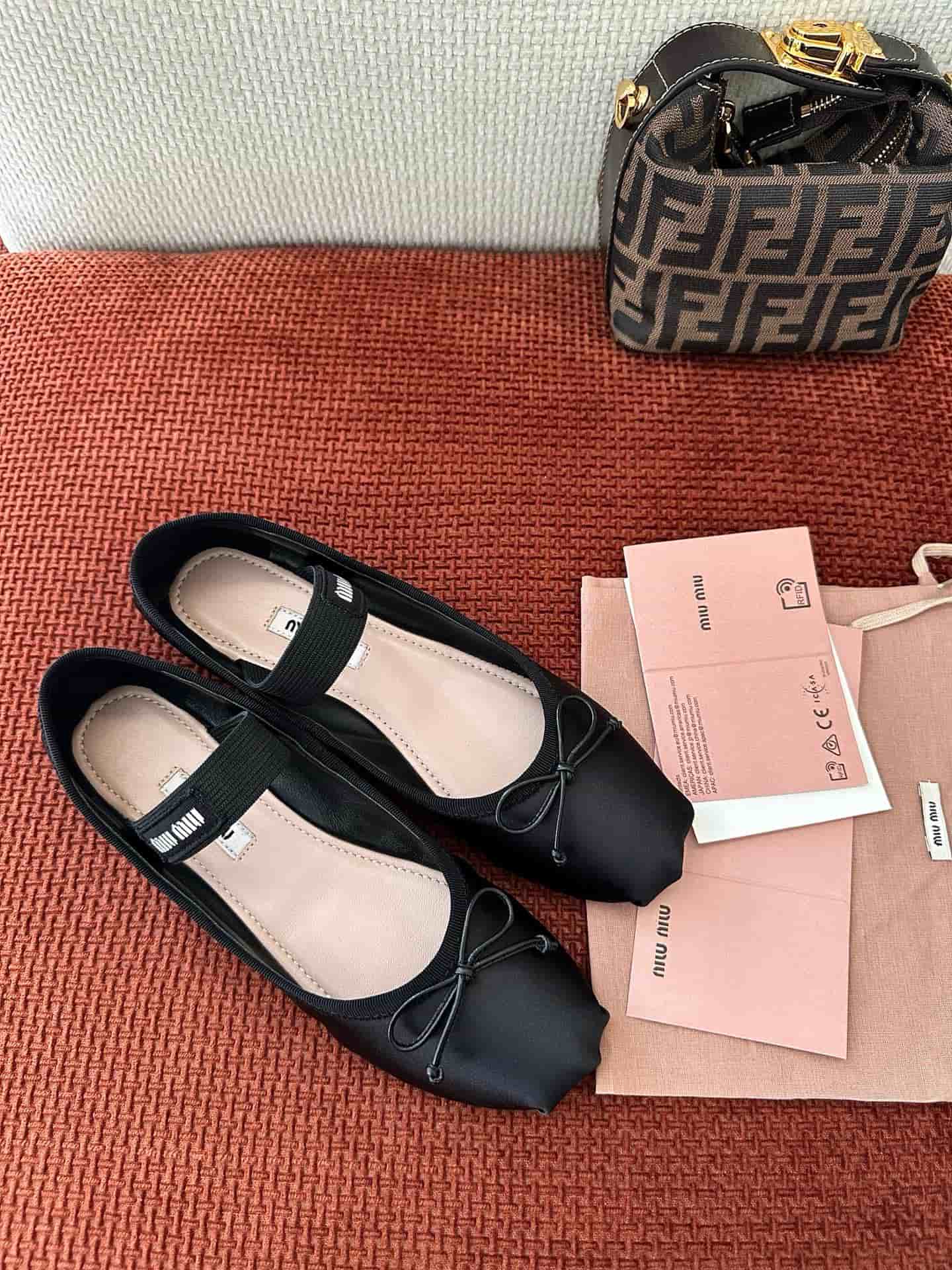 Miu Miu Ballet Flat Shoes Women