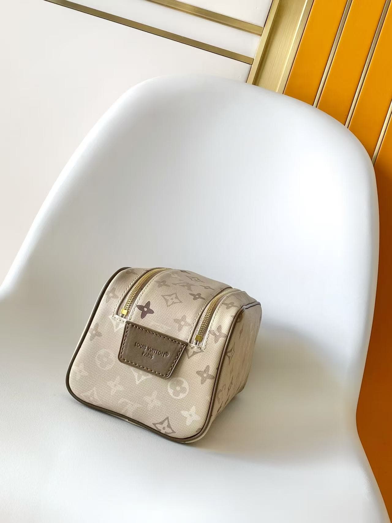Louis Vuitton Dopp Kit Sand Beige Monogram Surplus coated canvas M29161 High
