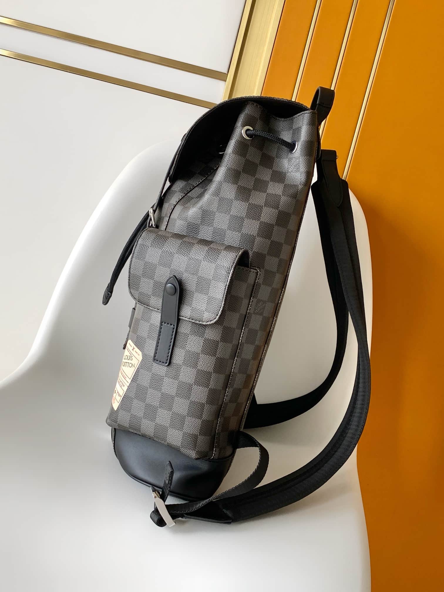 Louis Vuitton Christopher MM backpack in Damier Graphite Canvas M01969  High