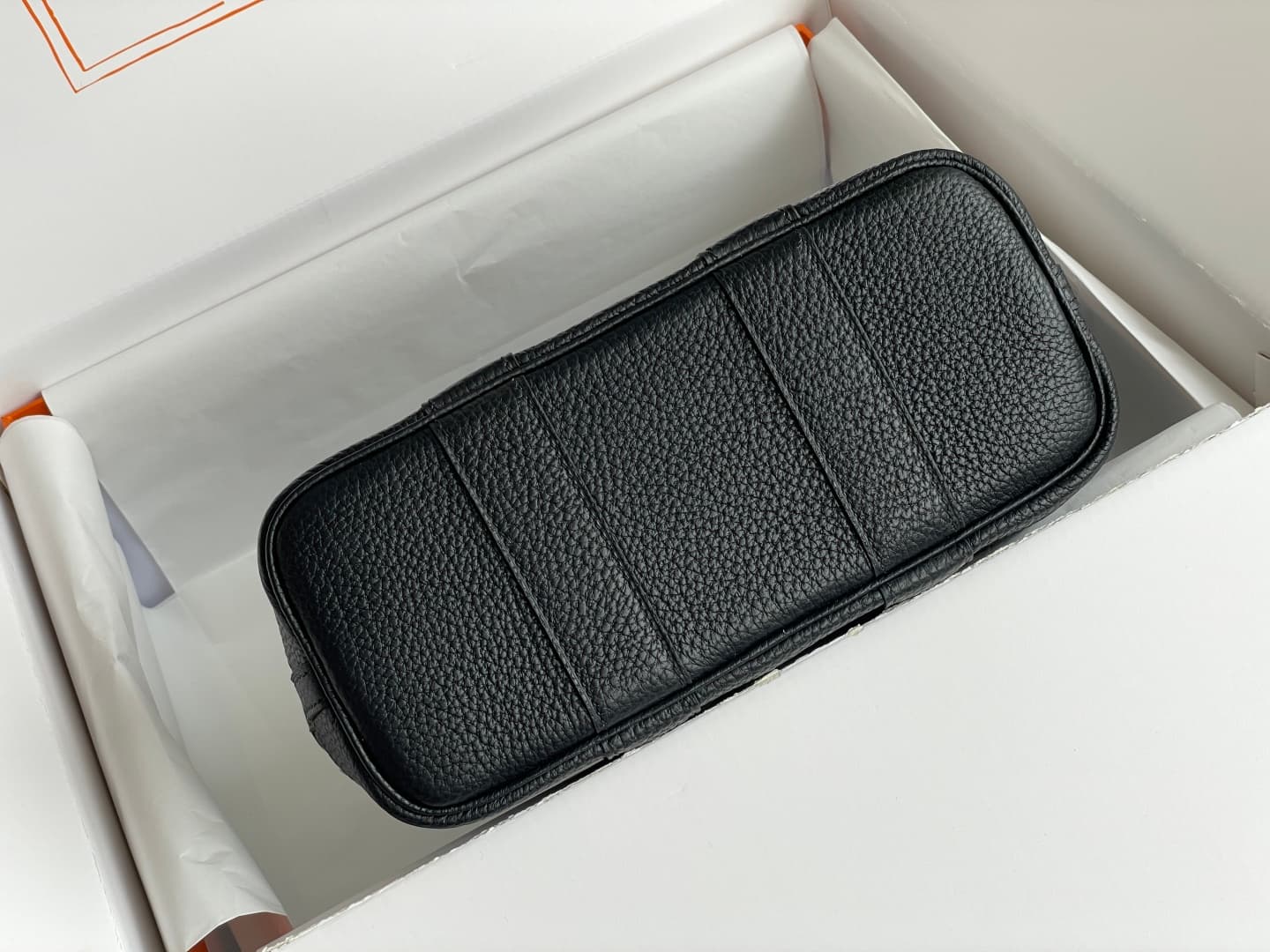 Hermes Garden Party 23 bag in Black Togo Leather WAX High