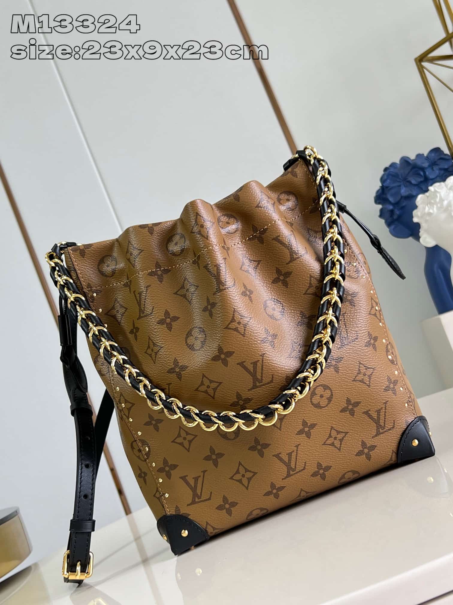Louis Vuitton Noé Trunk PM Monogram Reverse Canvas M13324 High