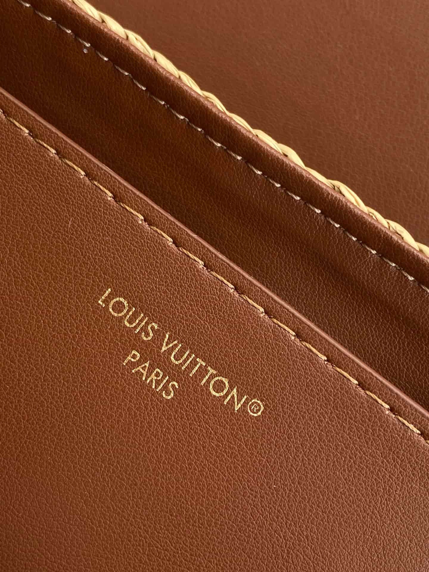 Louis Vuitton Twist PM Slim Brown Raffia M14309 High