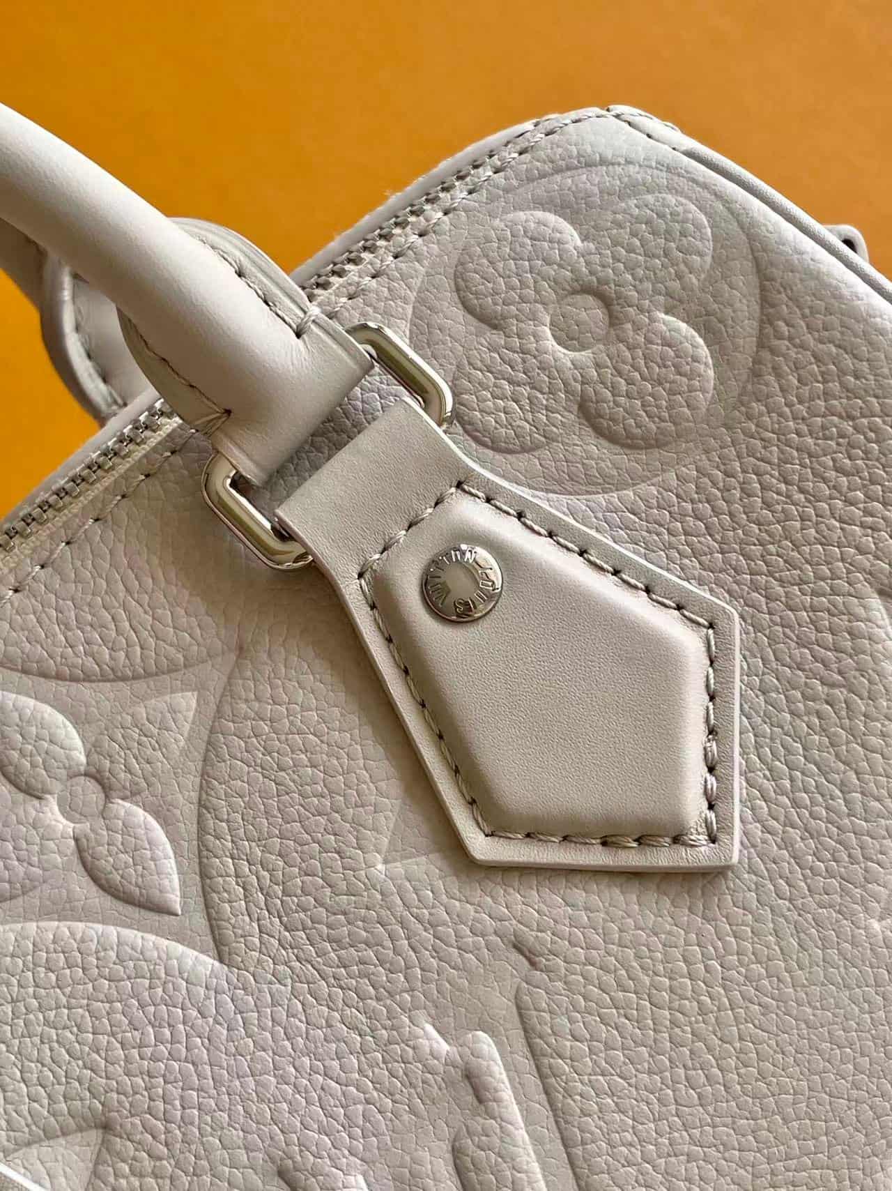 Louis Vuitton Speedy Bandoulière 20 Brume Gray Cowhide leather M28343 High