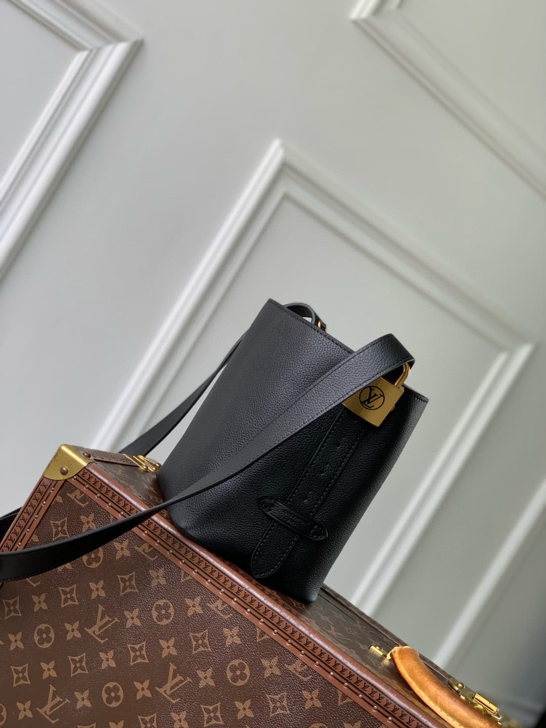 Louis Vuitton Low Key All In BB Black Calf leather M25543 High