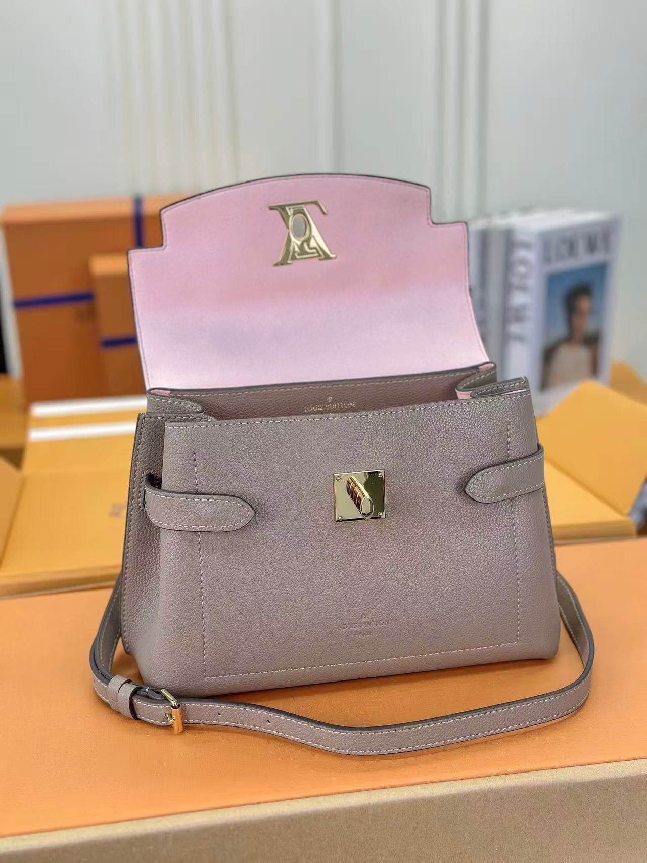 Louis Vuitton LOCKME EVER BB Grey High