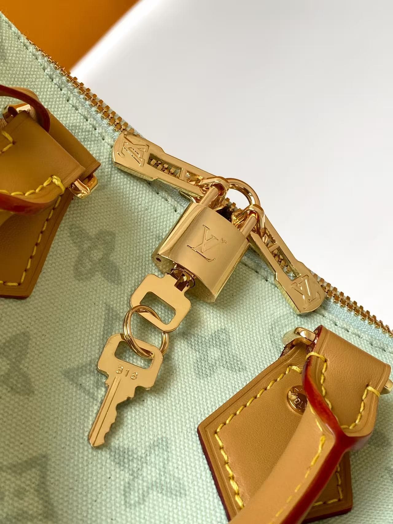 Louis Vuitton Speedy Bandoulière 20 Green Asnières Monogram Coated canvas M27530 High