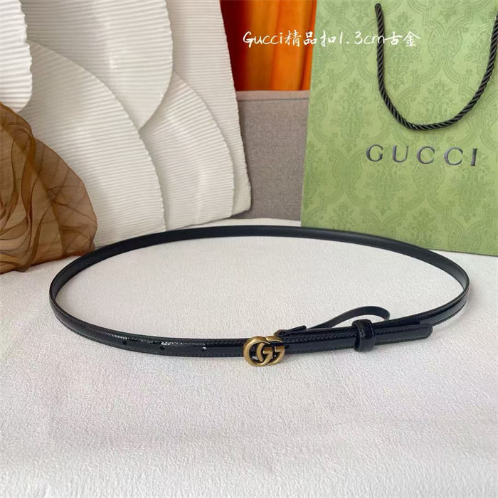 Gucci GG belt with Double G buckle 13mm