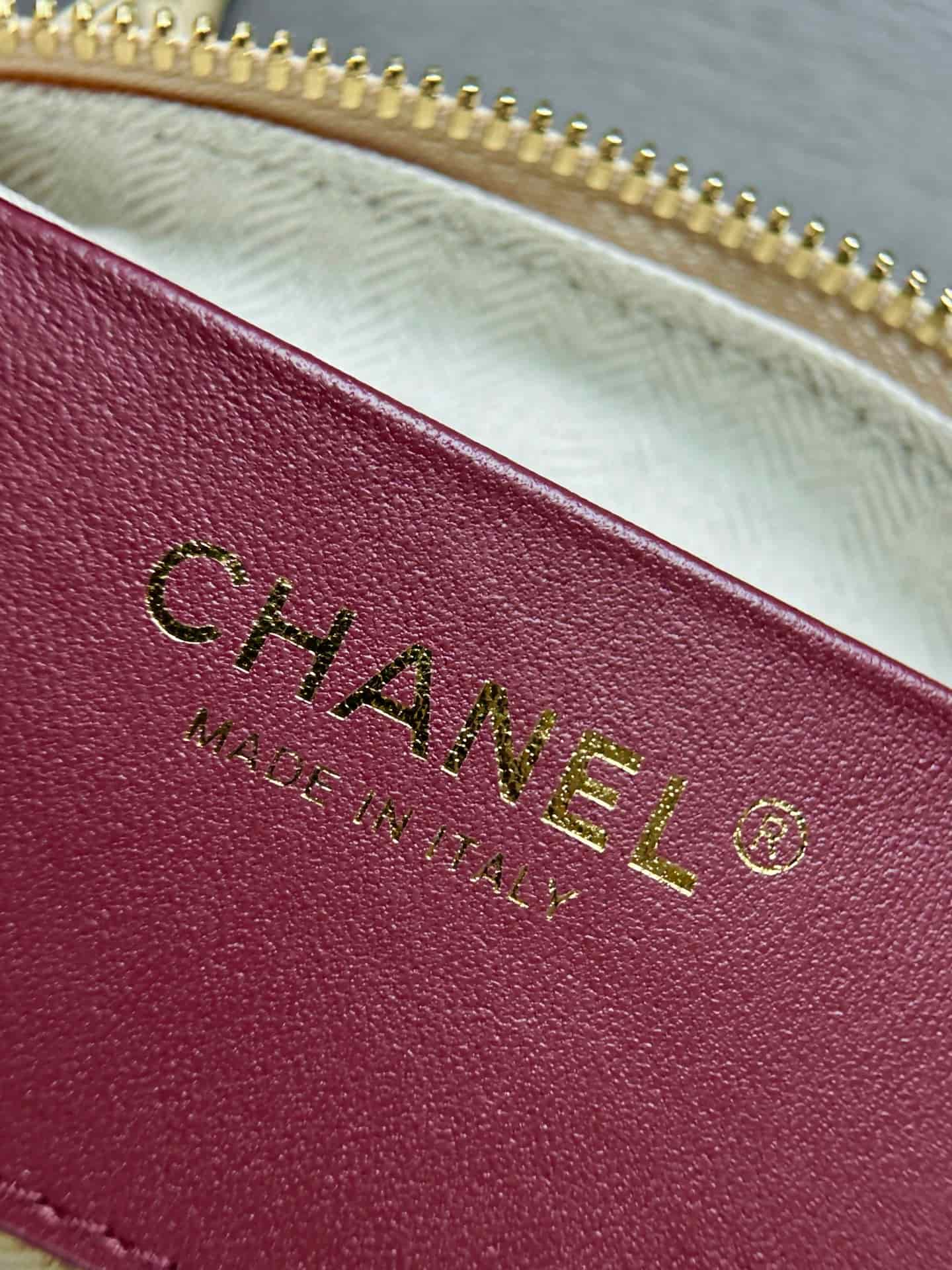 Chanel Mini Bowling Bag Calfskin & Gold-Tone Metal Beige AP5528 A