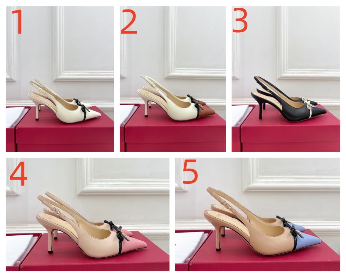 Valentino Bepointy Slingback Pump Shoes High Women