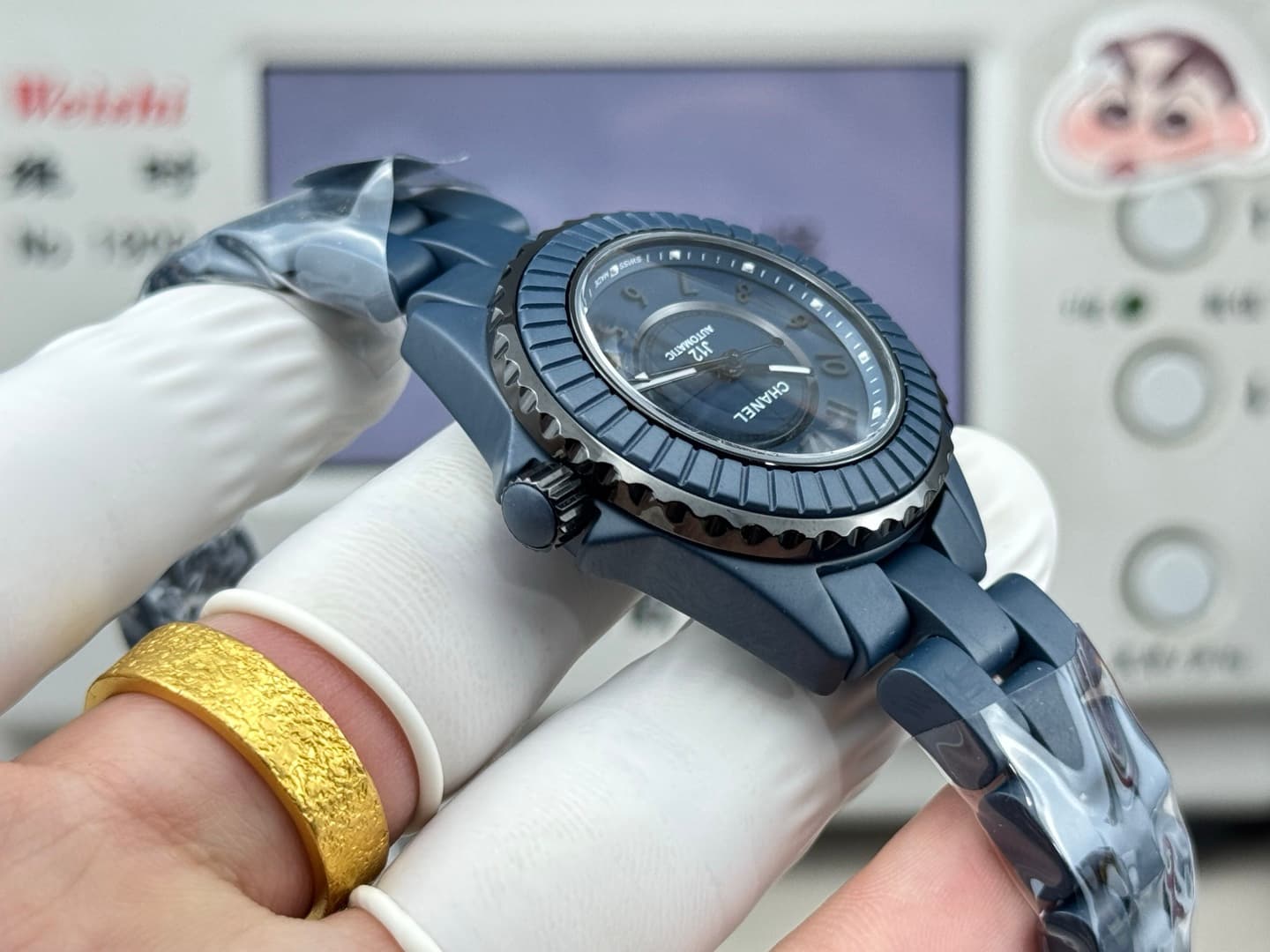 Chanel J12 Matte Blue Ceramic Watch TOP