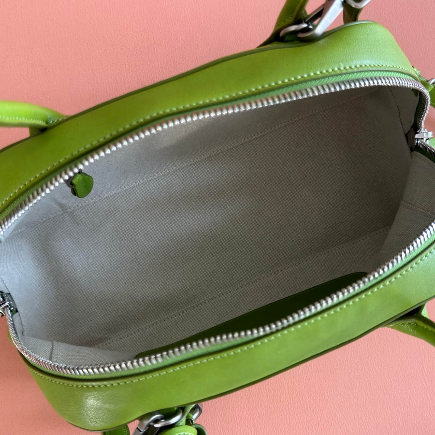 Miu Miu Vivant nappa leather bag Green 5BB199 TOP