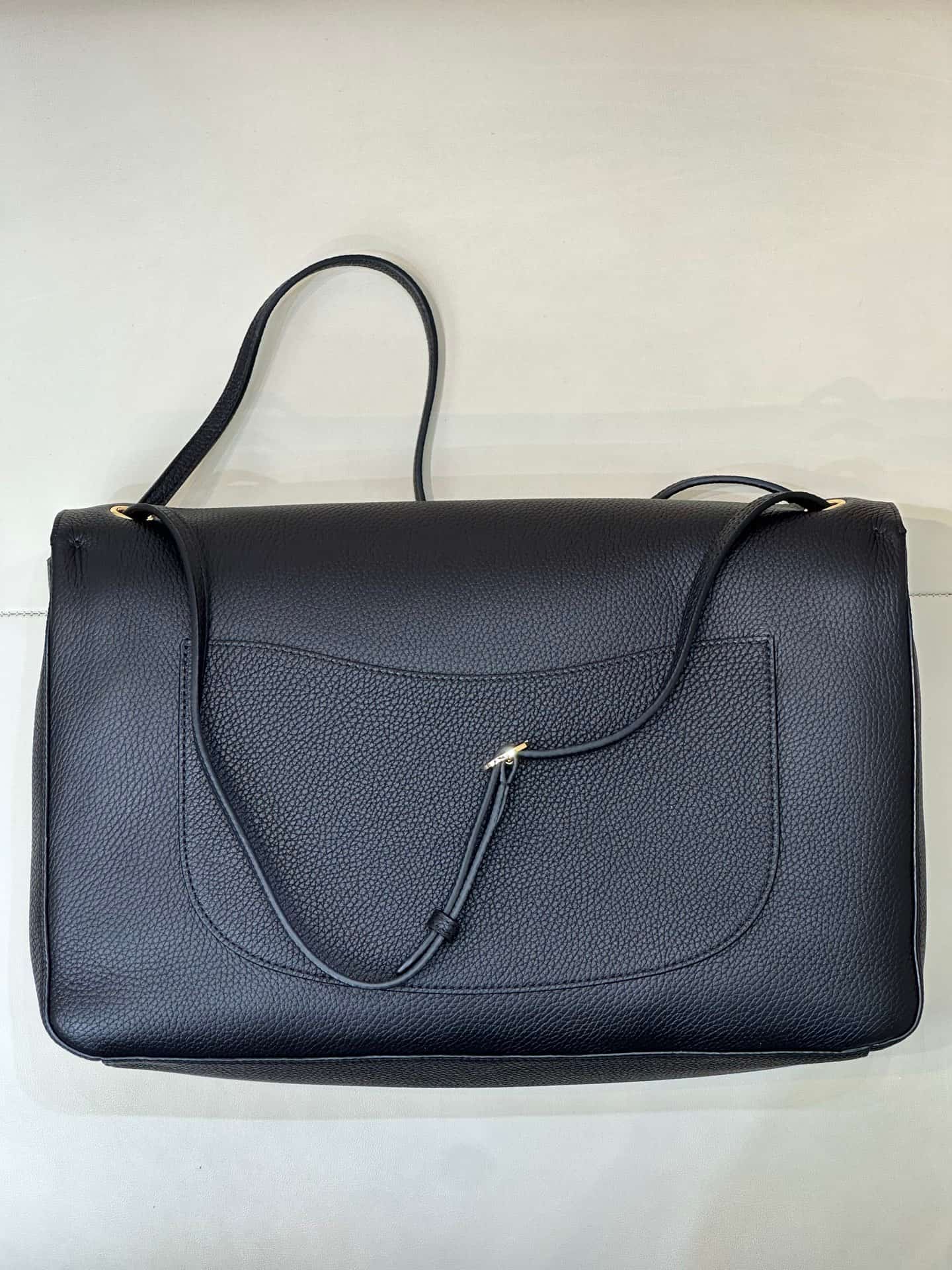Chanel Maxi Flapbag Grained Calfskin & Gold Metal Black AS6233 TOP