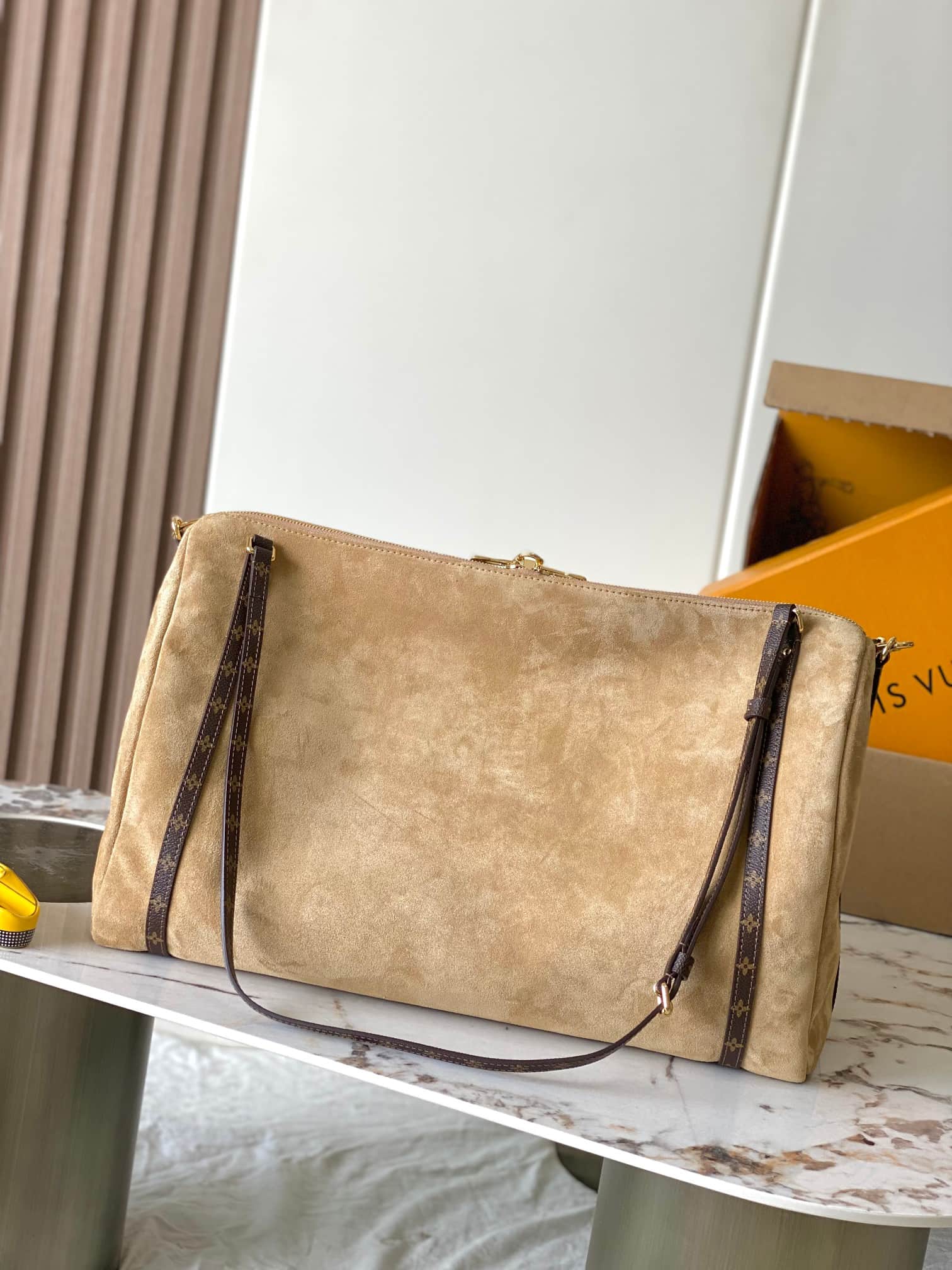 Louis Vuitton Express Travel Calfskin Hazelnut M26451 Brown TOP