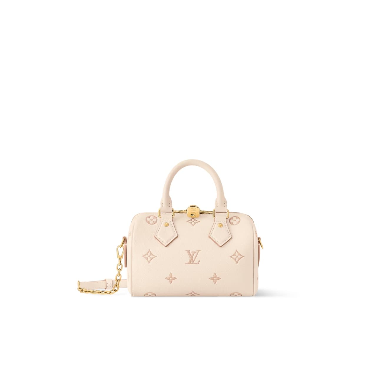 Louis Vuitton Speedy Bandoulière 20 Bag Debossed grained cowhide leather M14291 Eden TOP