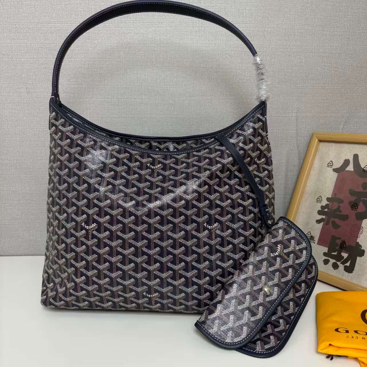 Bohème Hobo Bag Navy Blue High
