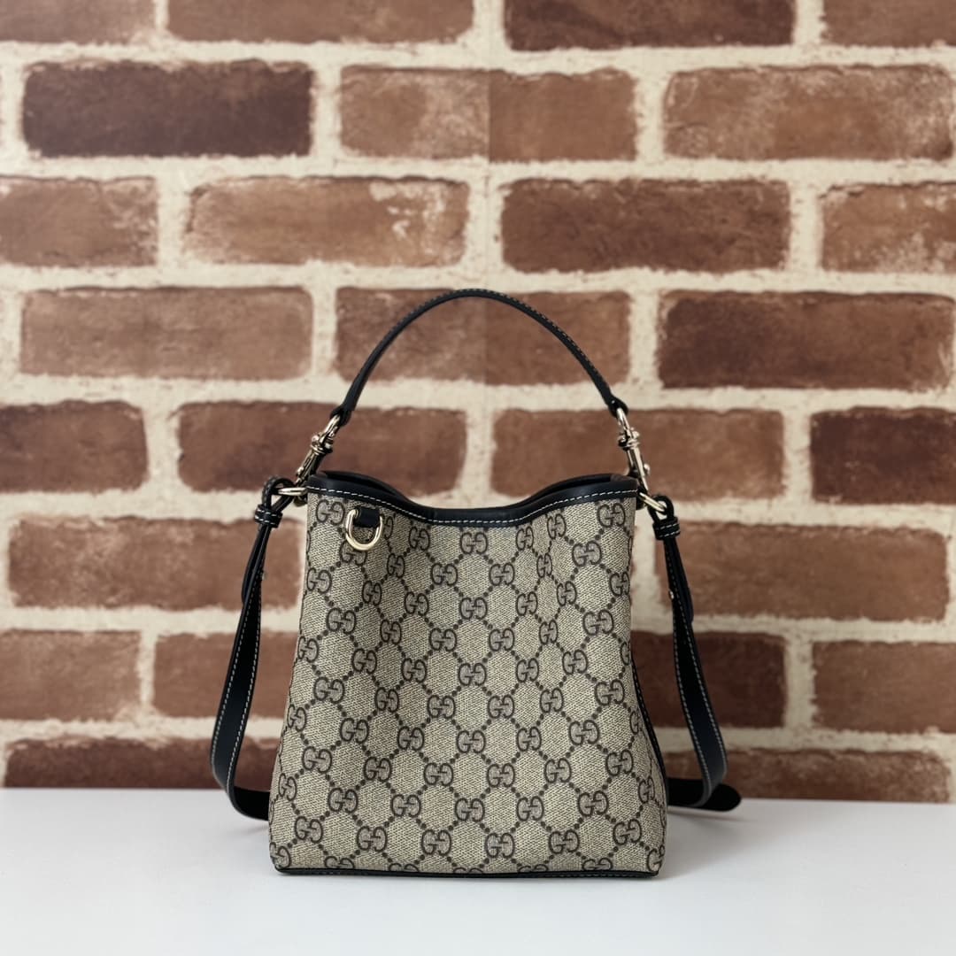 Gucci GG Emblem small bucket bag 815118 High