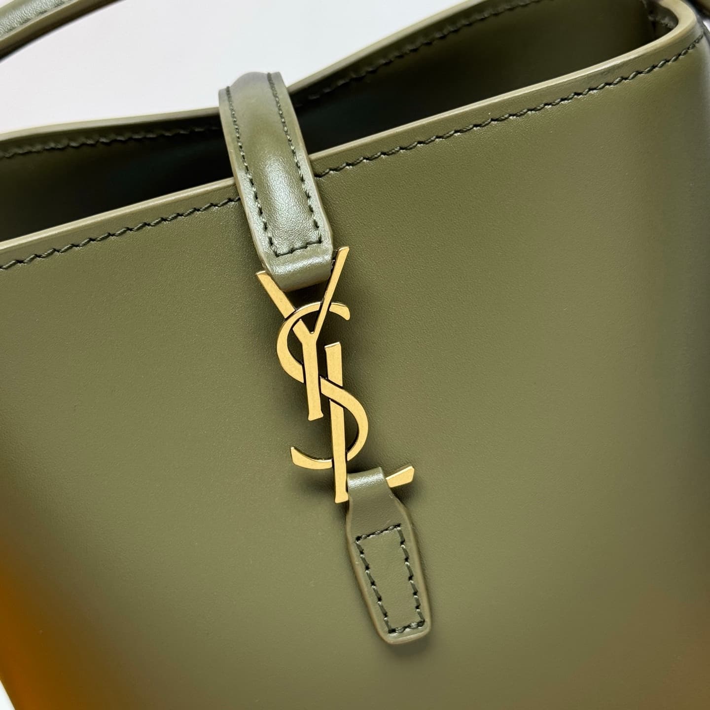 LE 37 mini in shiny leather 765870 STRONG MOSS High