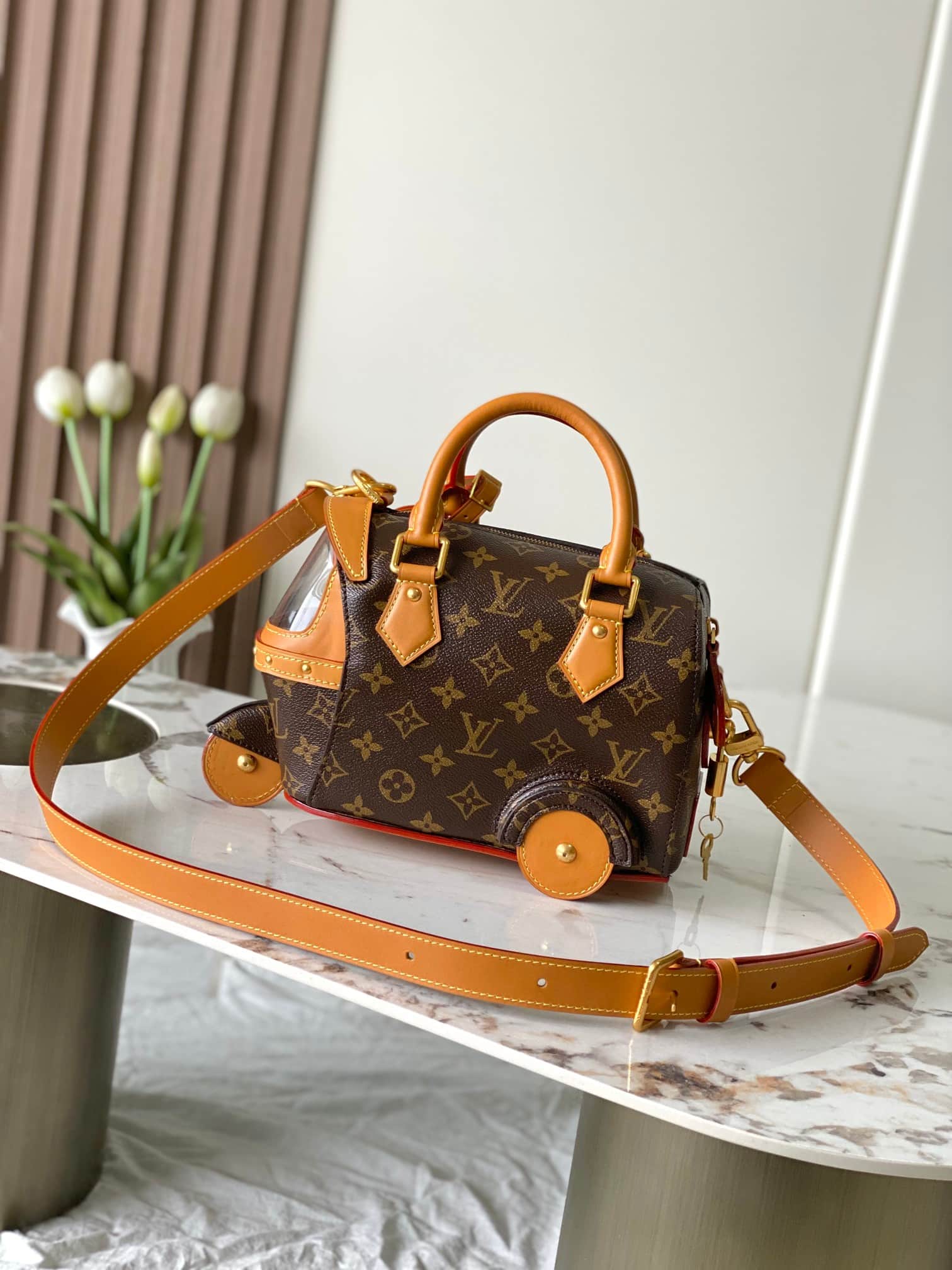 Louis Vuitton Rickshaw Wearable Wallet Monogram coated canvas M28020 High