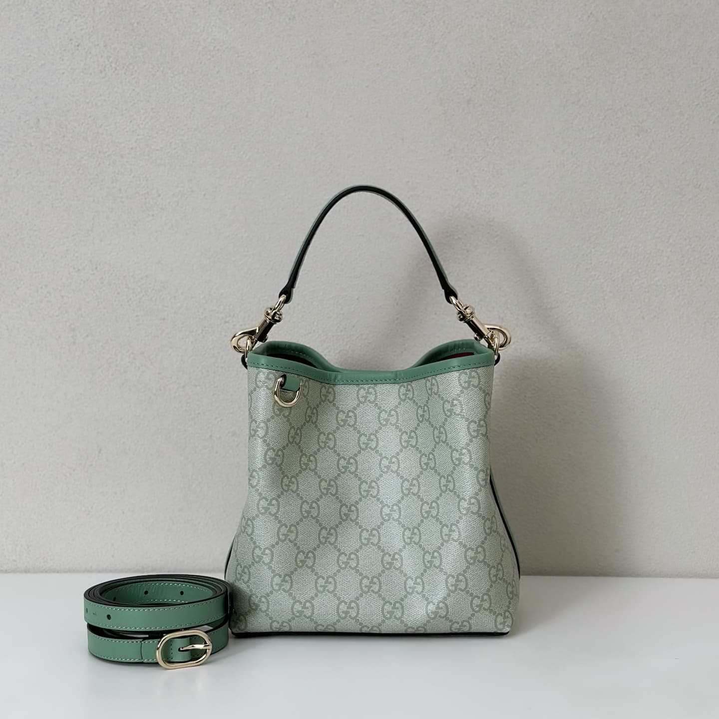 Gucci GG Emblem small bucket bag 815118 High