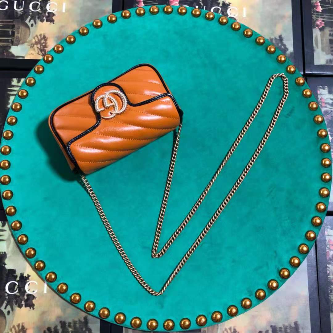GG MARMONT MATELASSÉ SUPER MINI BAG 476433 High